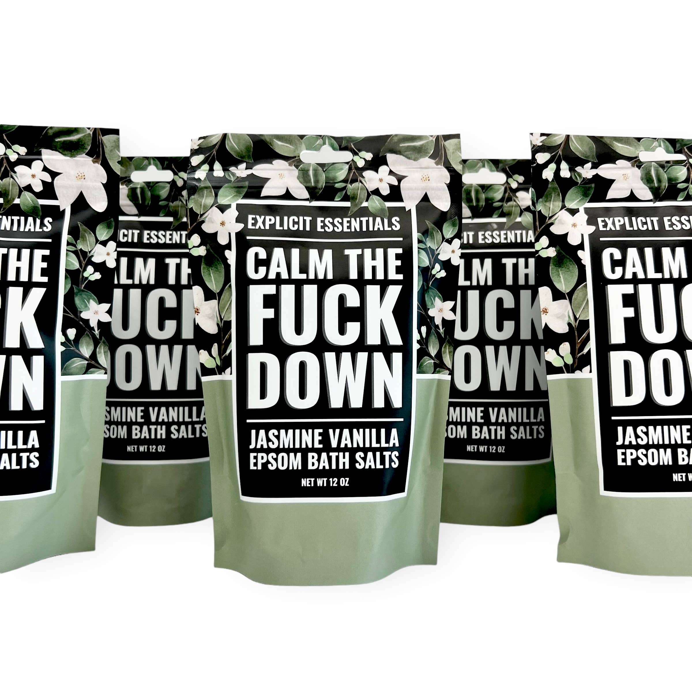 Explicit Essentials - Wholesale Bath Salts - Calm The Fuck Down Bath Salts 12oz Bag 6