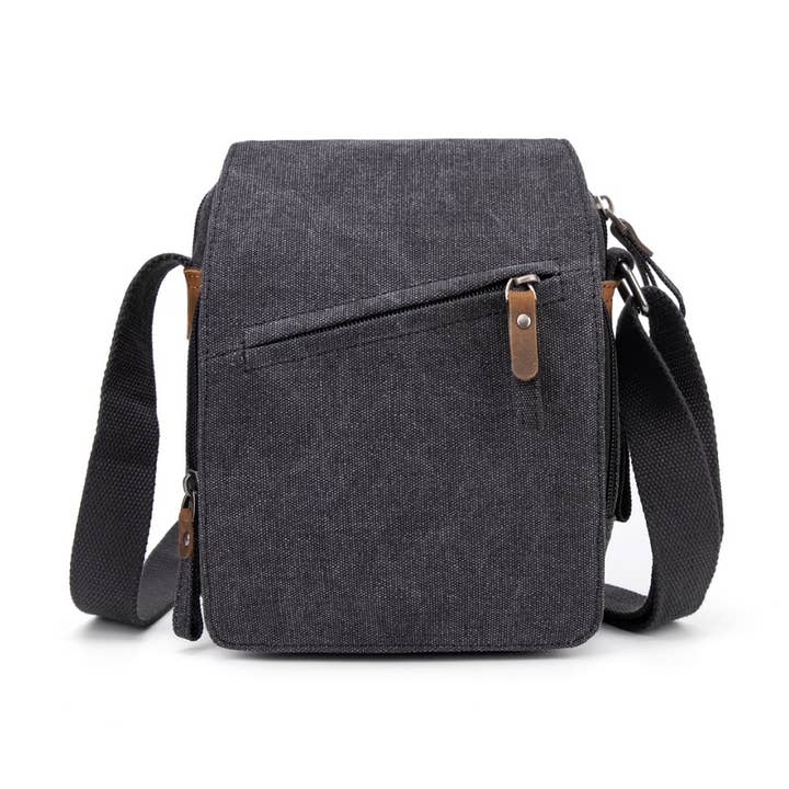 Mala de Ombro Pequena em Lona SB 393A (Preto) por atacado de Davan