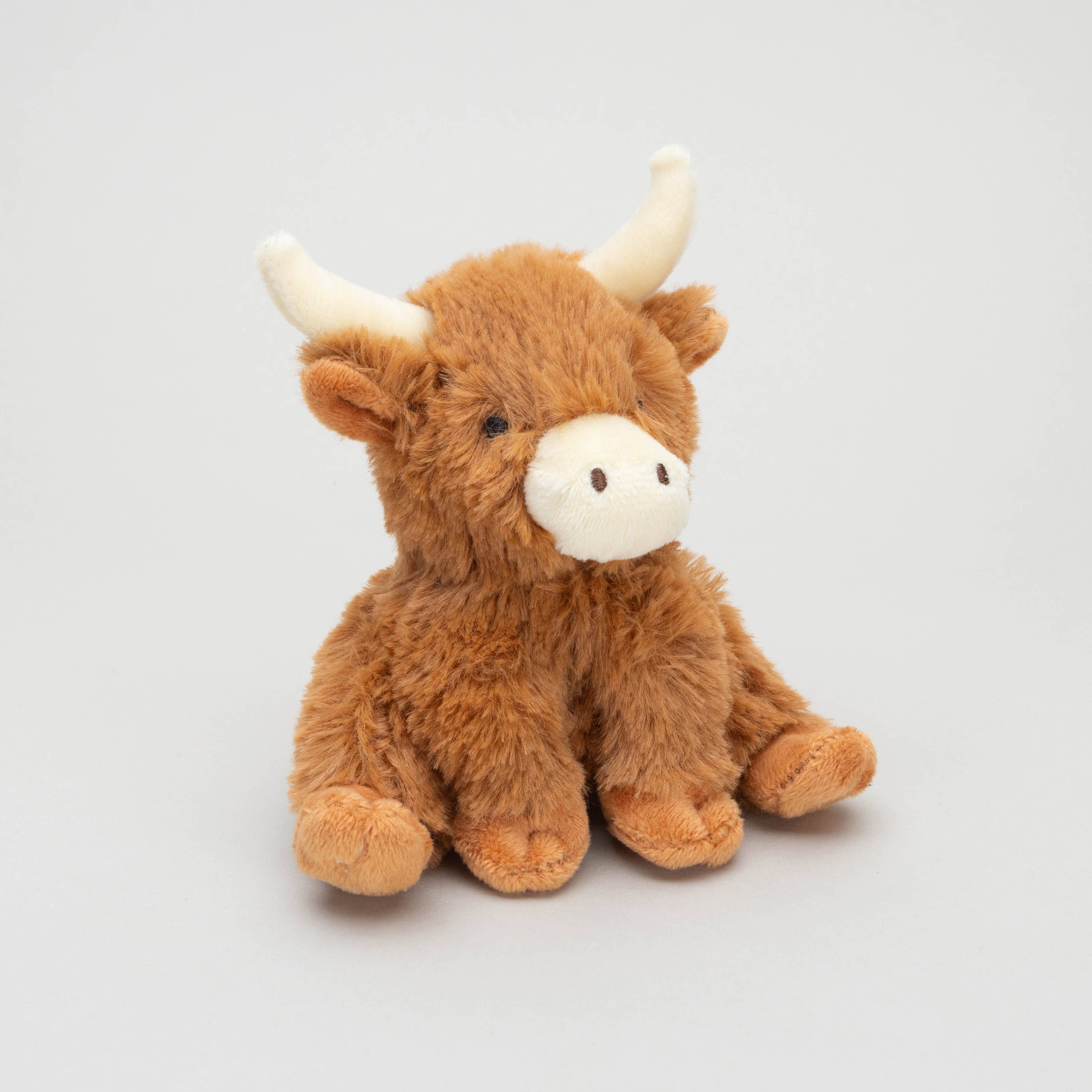 Jomanda Soft Toys & Accessories - Wholesale Stuffed/plush toy – Kids & baby - Mini Horny Highland Cow Plush Baby Soft Toy - 11cm2