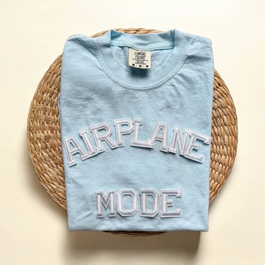 Threads And Needles, INC. - Wholesale T-Shirt - Unisex - Airplane Mode Shirt, Travel Shirts for Women1