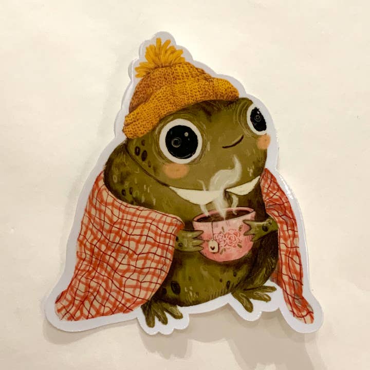 Matoada Cosy Vinyl Sticker for wholesale by Glimmer Nox