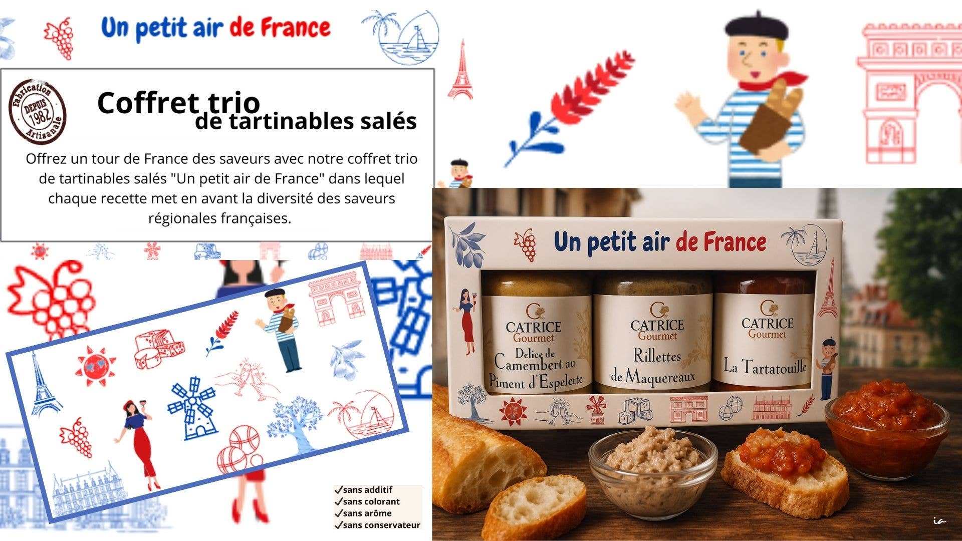 CATRICE GOURMET - Wholesale Gag Gift/Novelty Gift - BOX A little air of France1