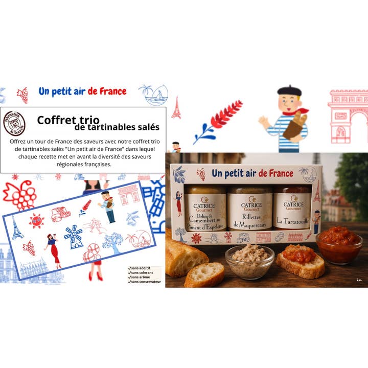 CATRICE GOURMET - Wholesale Gag Gift/Novelty Gift - BOX A little air of France1