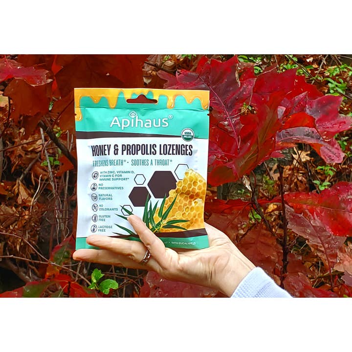 Vando Naturals - Wholesale Lozenges/Cough Drops - Apihaus Honey and Propolis Lozenges with Eucalyptus 20 pcs5