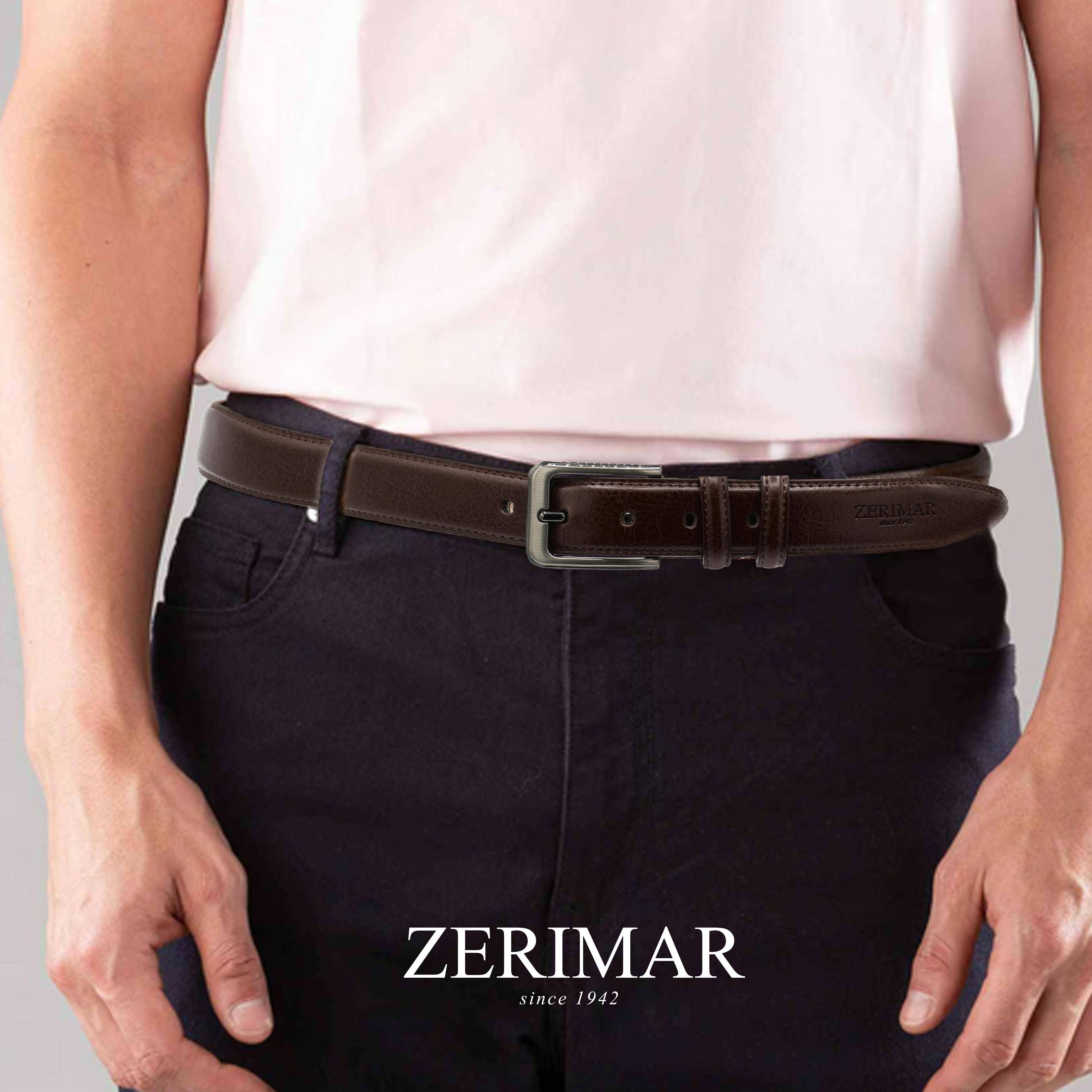 Zerimar 1942 - Wholesale Belt - Men's - Zerimar Premium Leather Belt – Sophisticated 33mm Design in 3