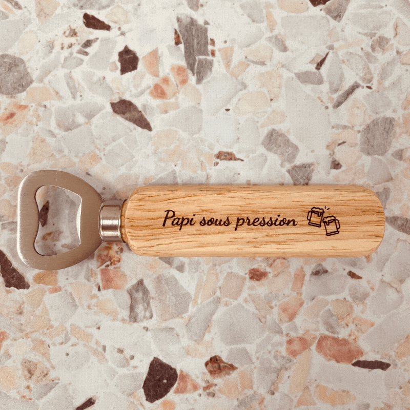 My Bambou - Wholesale Bottle/Wine Opener - “Bonne Fête Papi” bottle opener with handle - My Bambou0