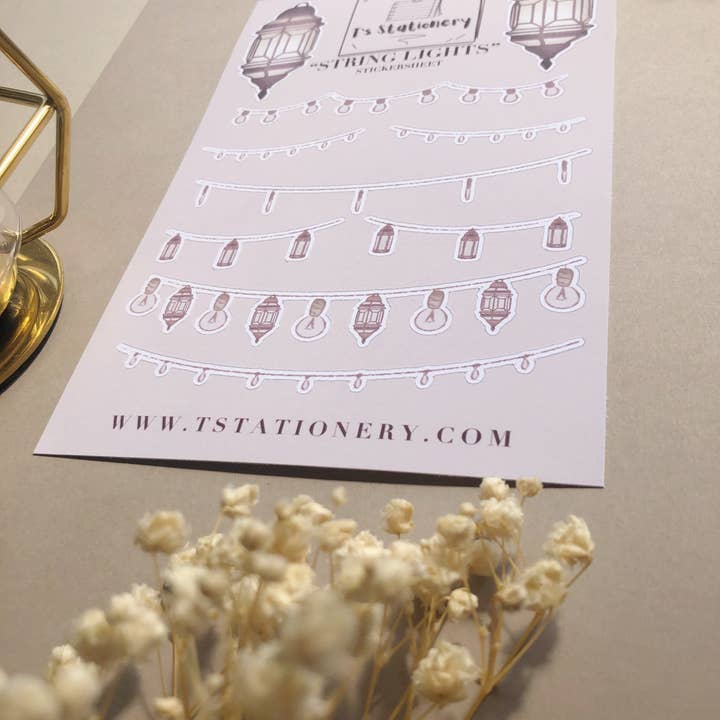 T's Stationery - Vendita all'ingrosso Adesivo - Foglio di adesivi "Luci decorative"9