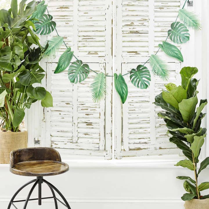 Talking Tables USA - Wholesale Bunting/Garland - Palm Leaf Garland - 2.6m | Summer Party |2