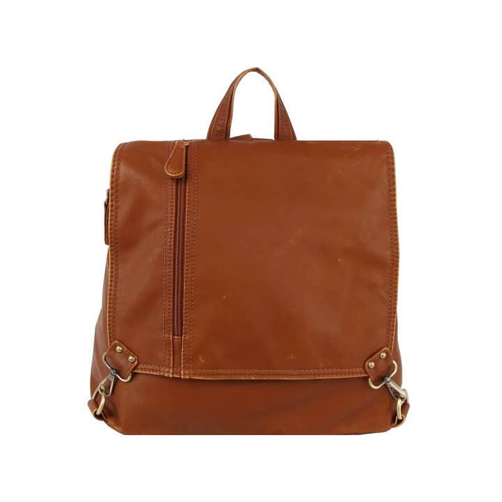 Handbag Factory Corp - Wholesale Backpack - Women's - Boxy Flap Backpack6