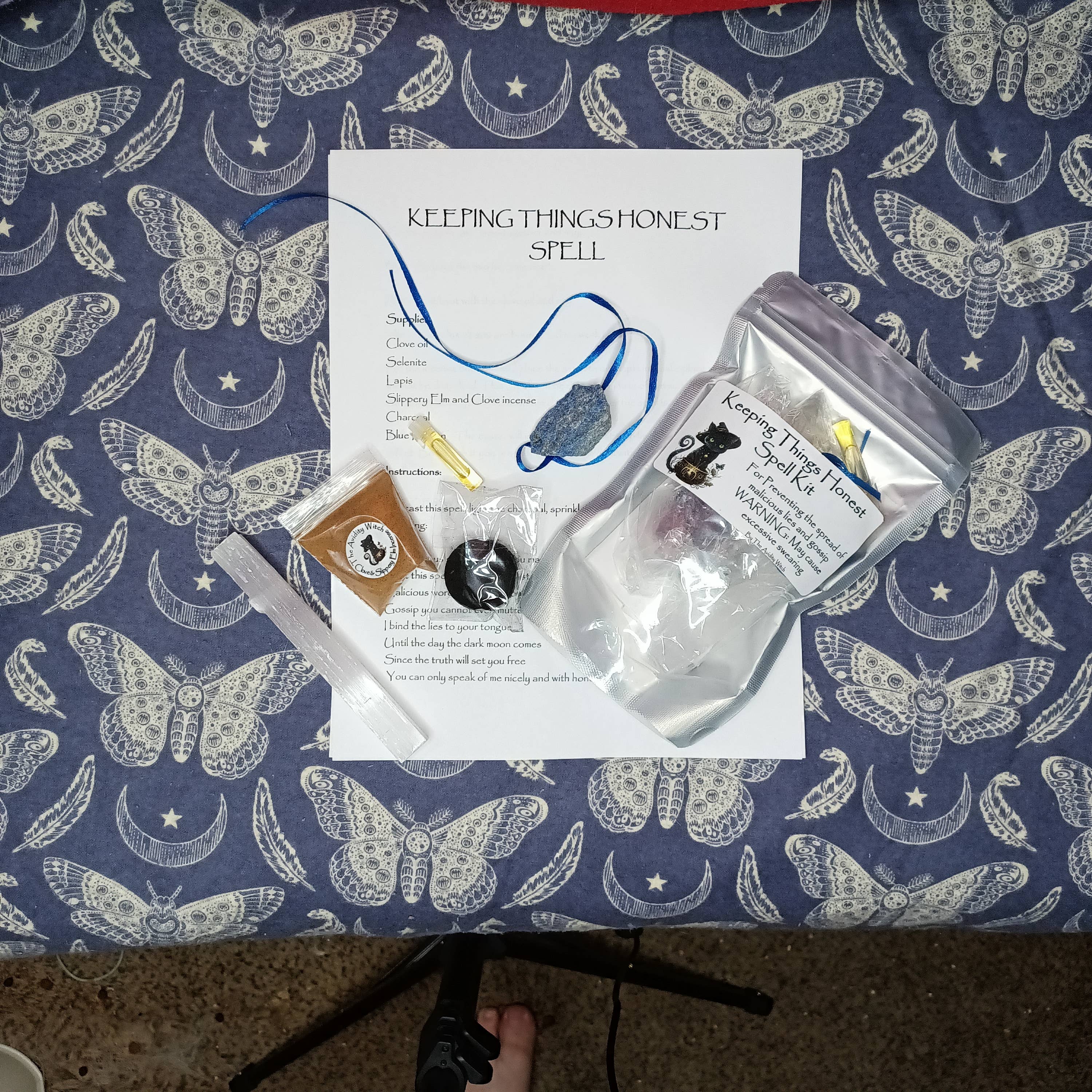 The Avidity Witch - Wholesale Meditation Supplies - Keeping Things Honest Spell Kit7