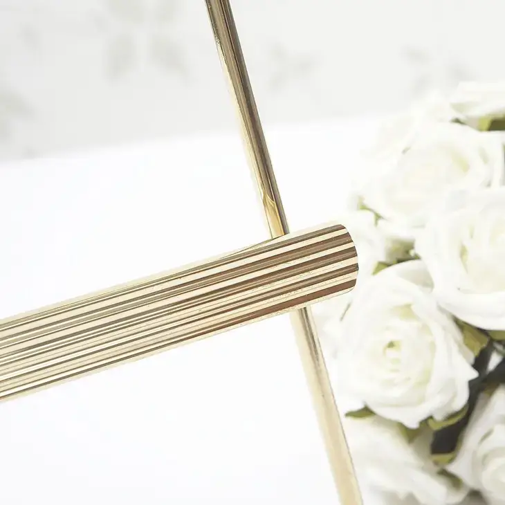 Weddingstar Inc. - Wholesale Easel - Table Seating Planner Stand - Gold1