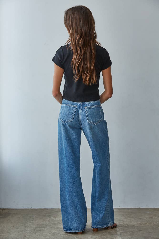 By Together - Wholesale Knit Top - Women's - L8746 | Knit Cotton Round Neck Short Sleeve Crop Top7