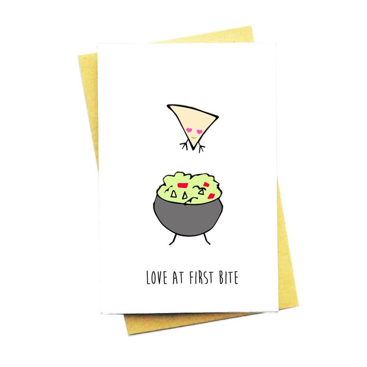 Tarjeta de felicitación Love At First Bite para venta al por mayor de Nocturnal Paper