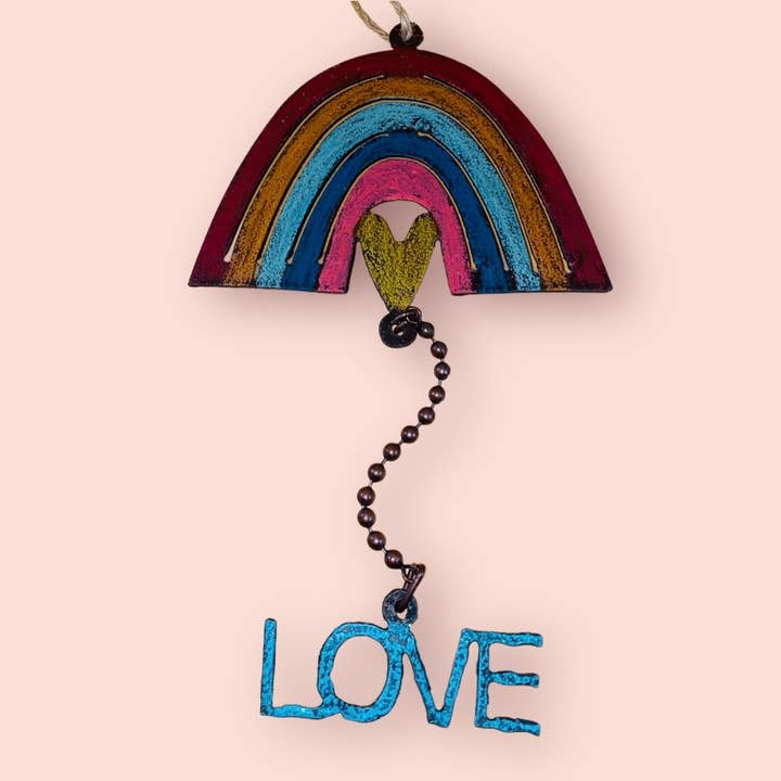 Whimsies – Großhandel Mobiles – Rainbow Love Ornament Mobile Pride Geschenke Garten Deko