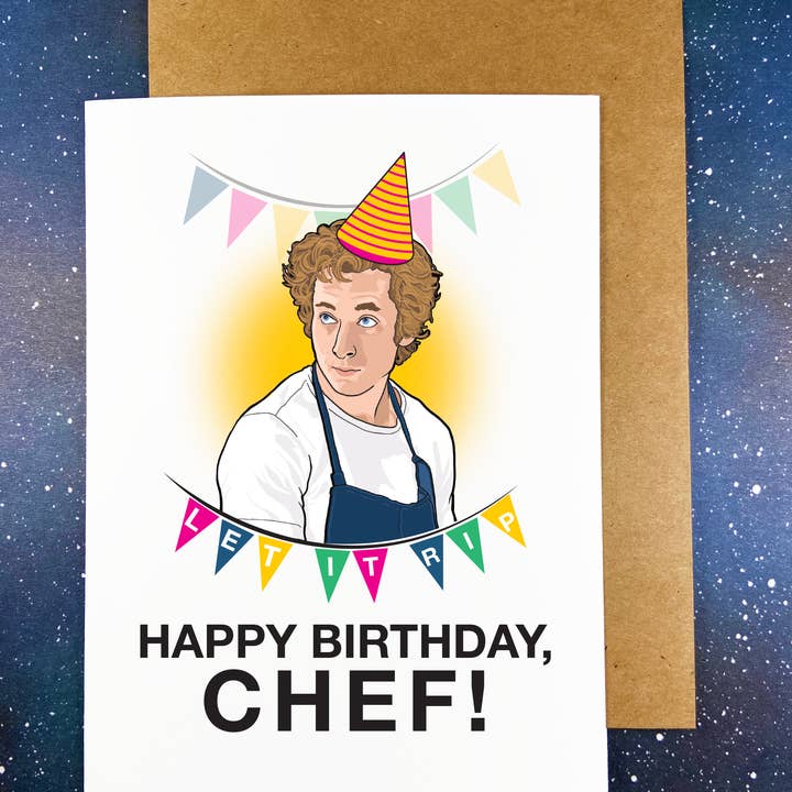 The Red Swan Shop - Wholesale Birthday Card - Yes, Chef Birthday Card - The Bear