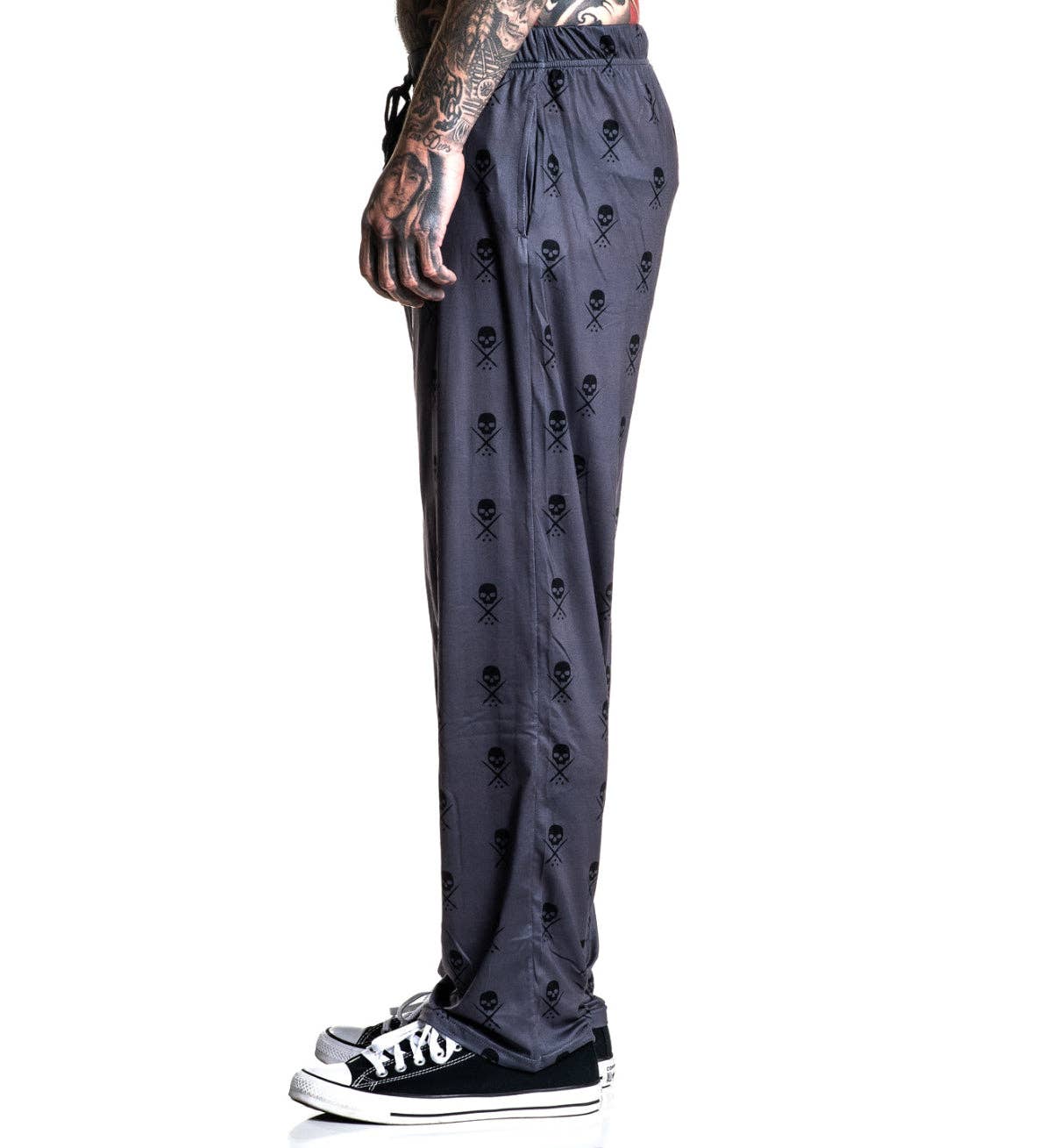 Sullen Clothing - Wholesale Sleepwear Bottom - Men's - Badge Pajama Pant - Grey2
