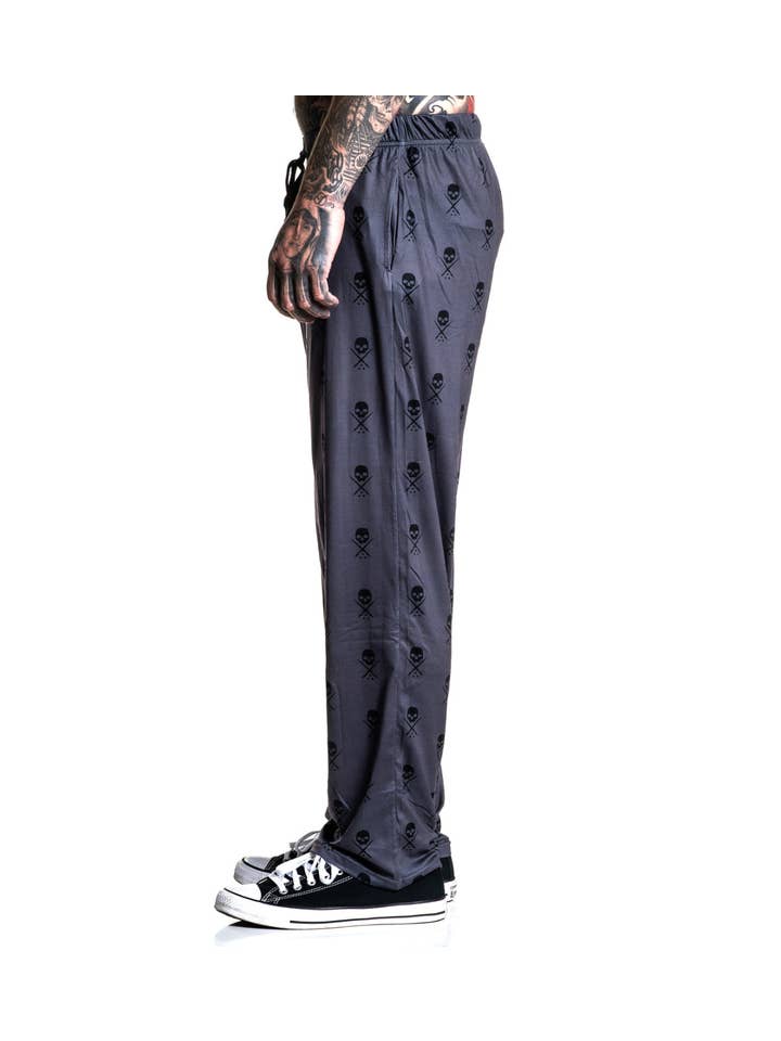Sullen Clothing - Wholesale Sleepwear Bottom - Men's - Badge Pajama Pant - Grey2