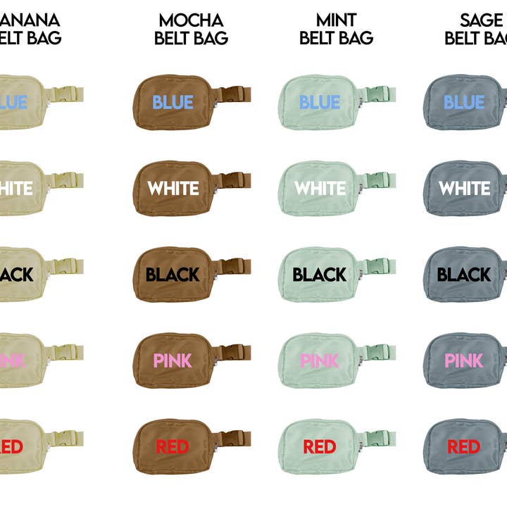 Calm Down Caren - Wholesale Belt Bag - Women's - My Dog Said You're A Hoe Inappropriate Belt Bag 2