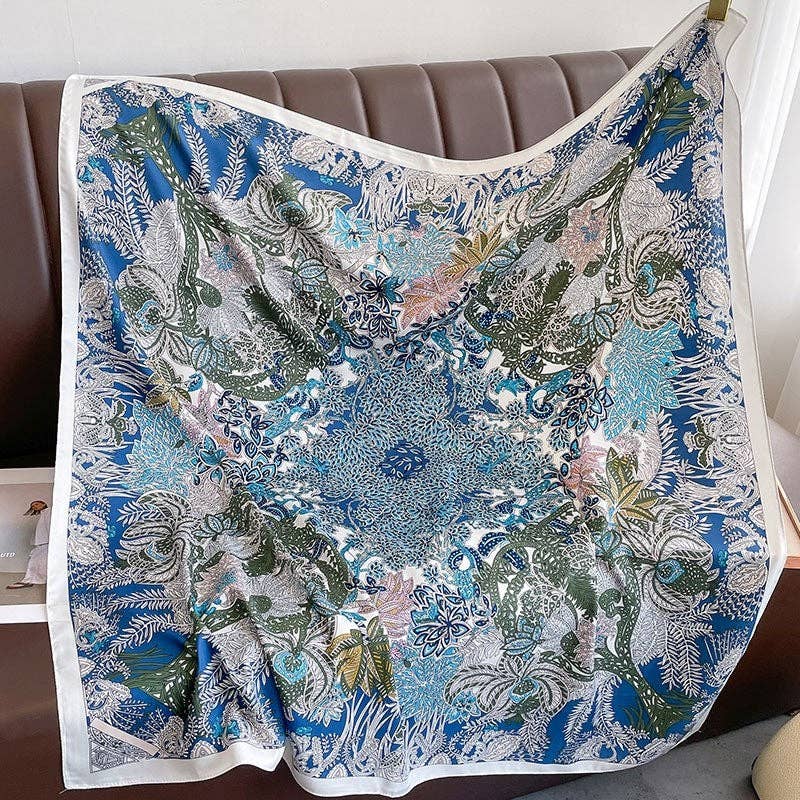 ShieldChic - Vente Écharpe – femme - Imprimer foulard carré de mode0