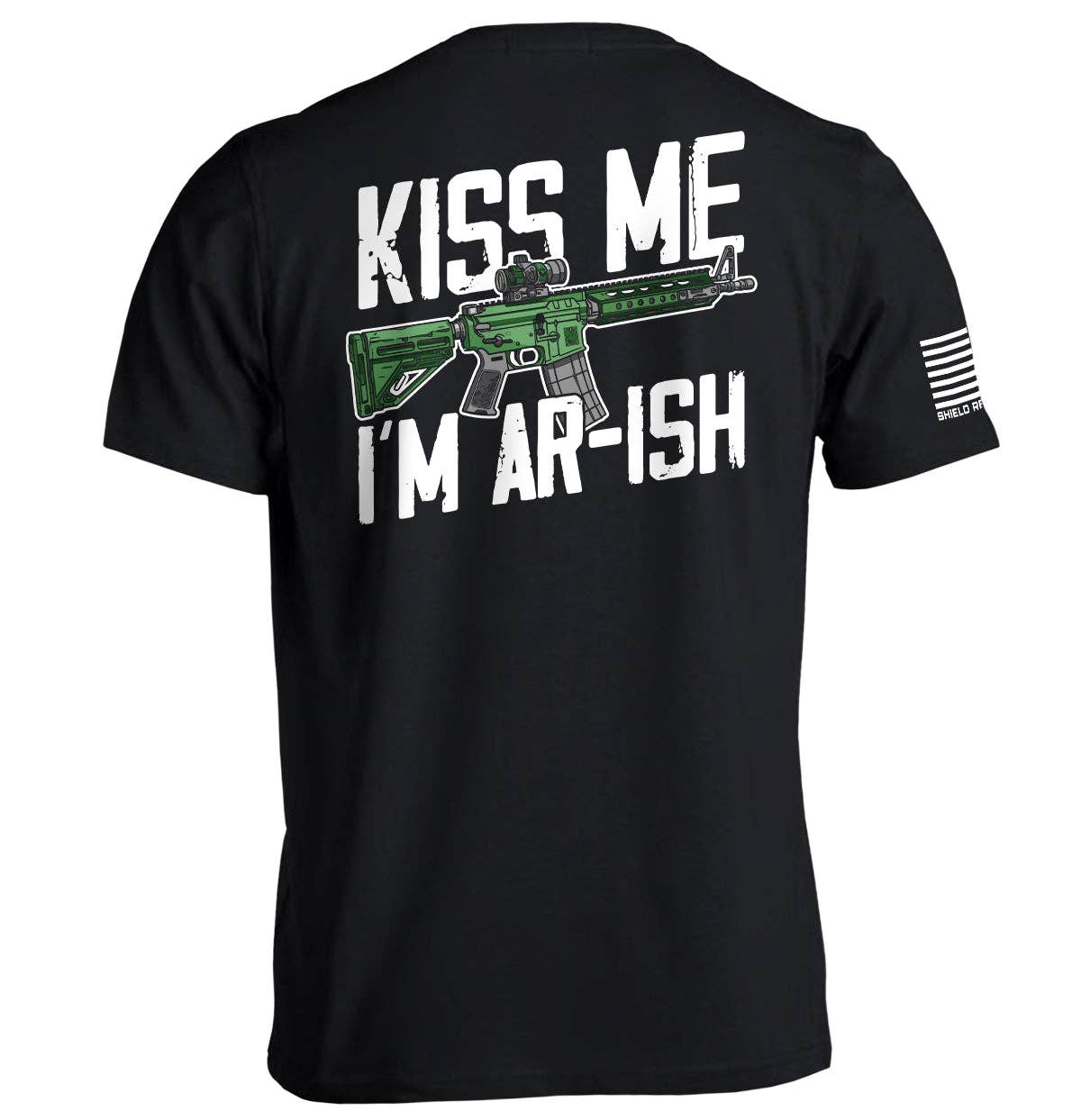 Shield Republic - Wholesale Screen Printed T-Shirt - Men's - Kiss Me I'm AR-ish8