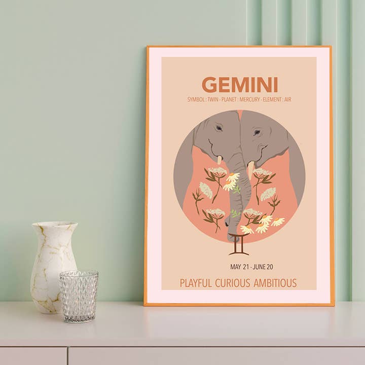 Stjärntecken Gemini för wholesale av Designs by Karina