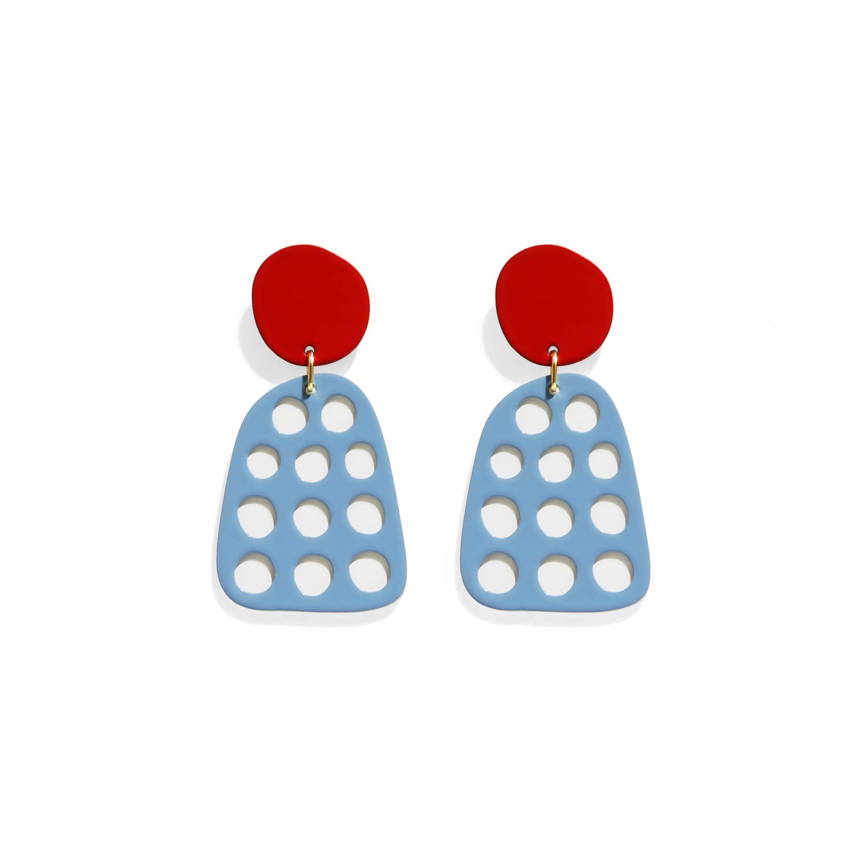 ISUWA Jewelry - Wholesale Hangende/ronde oorbellen - Dots Oorbellen – Artistiek Kleurenontwerp7