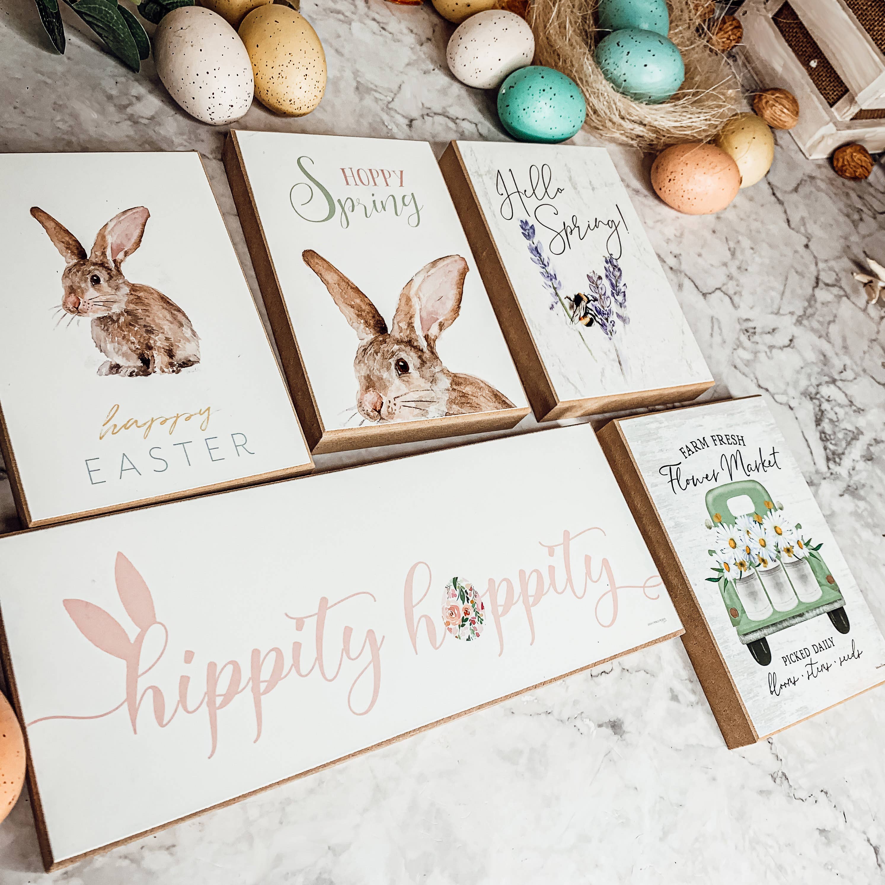 Gia Roma - Wholesale Sign - Easter Home Decor Signs Wooden, Easter Bunny Home Decor5