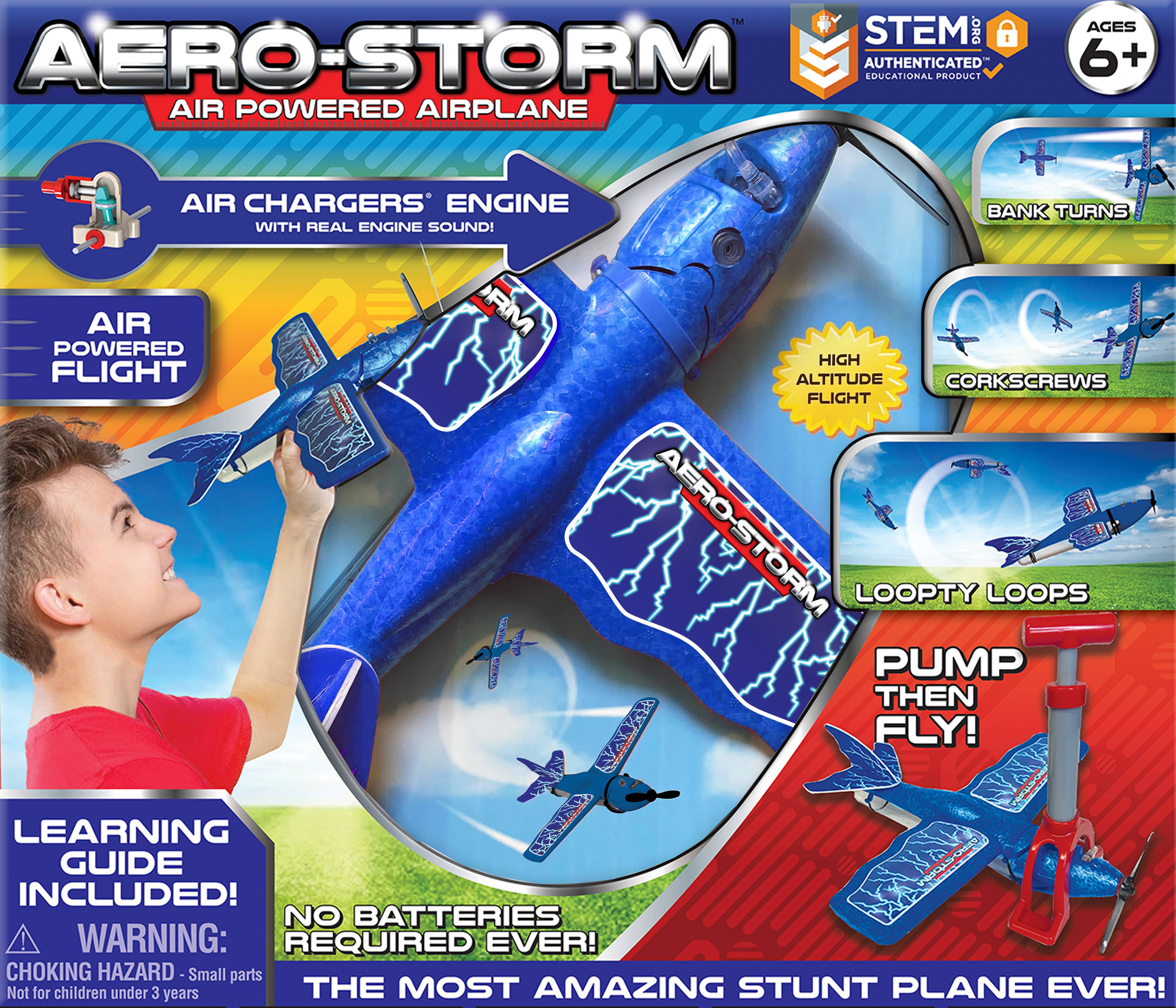 Cra-Z-Art - Wholesale Toy Set - Kids - Top Secret Toys Aero-Storm Aerobatic Toy Stunt Plane 8+ year1