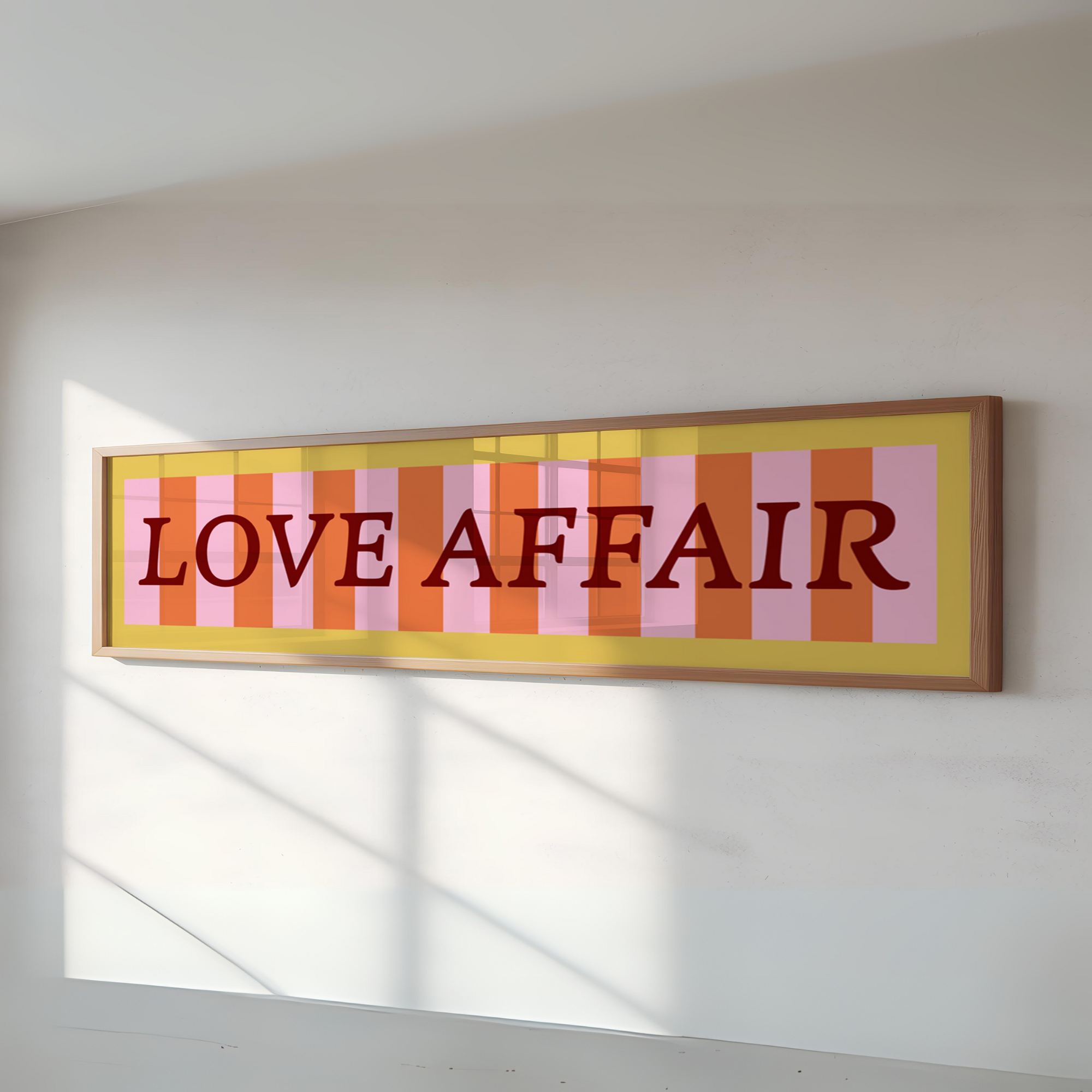 Maddison Ball Creative - Wholesale Art Print - Love Affair Panoramic Framed Print1