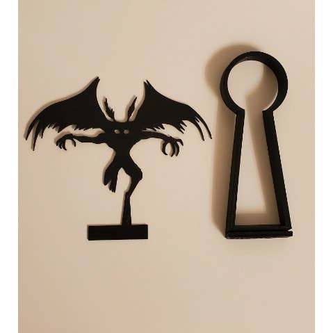 KeaLite - Wholesale Decorative Tabletop Object - KeaLite Mothman Shadow Caster and KeaLite Stand3