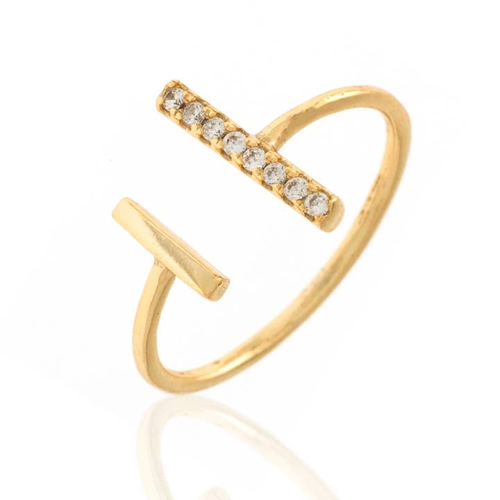 Anillo circonita - barra para venta al por mayor de Buganto