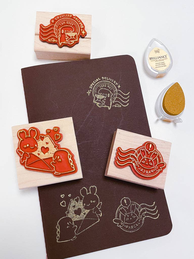 sakuradragon - Vente Tampon encreur/décoratif - Un tampon en bois pour petite bouteille5