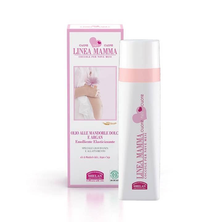 LINEA MAMMA Huile d'Amande Douce et d'Argan 200mL pour la vente par HELAN COSMESI DI LABORATORIO