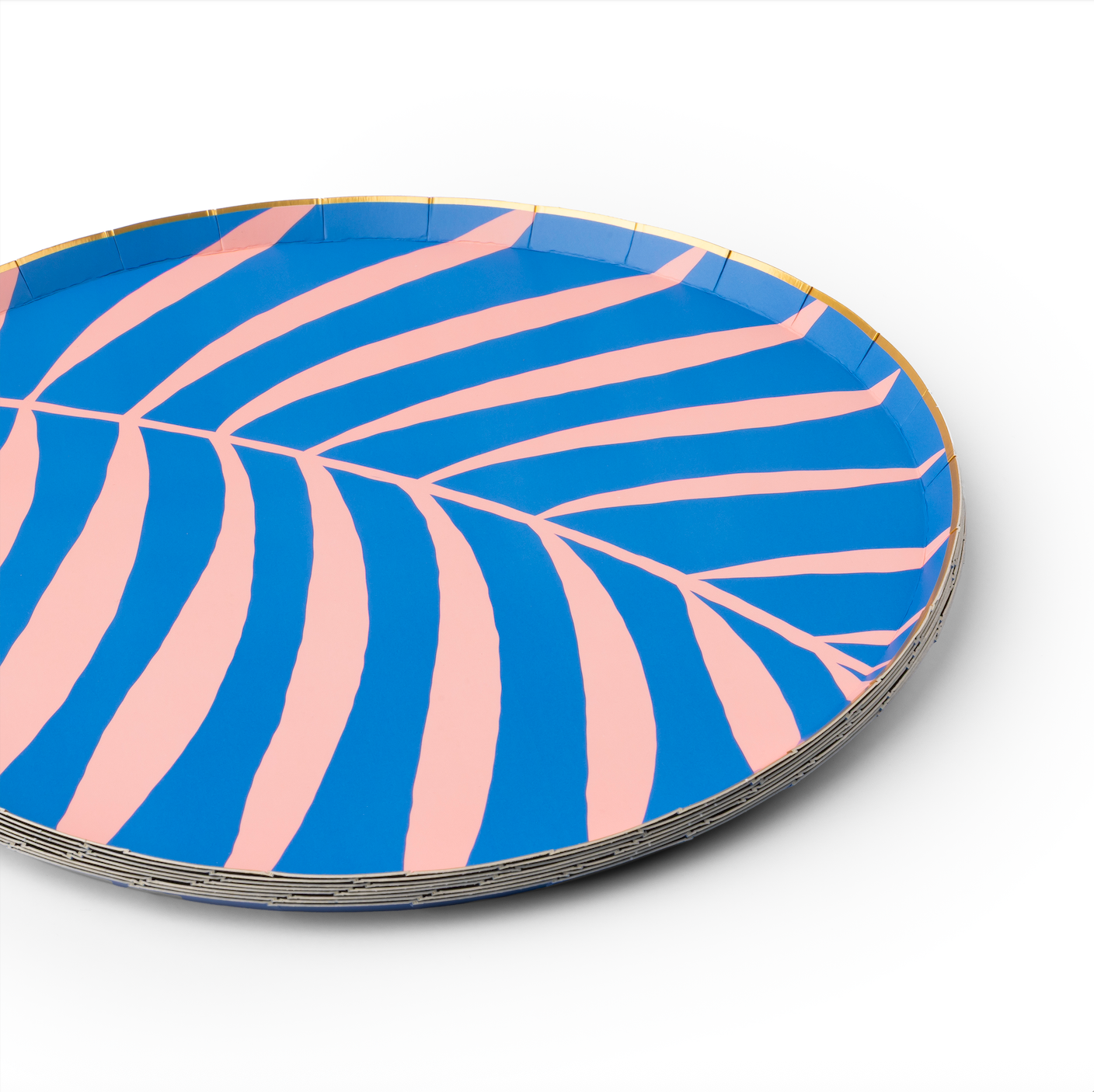 Bonjour Fête - Vente Assiette jetable - GRANDS PLATS LUAU PALM1