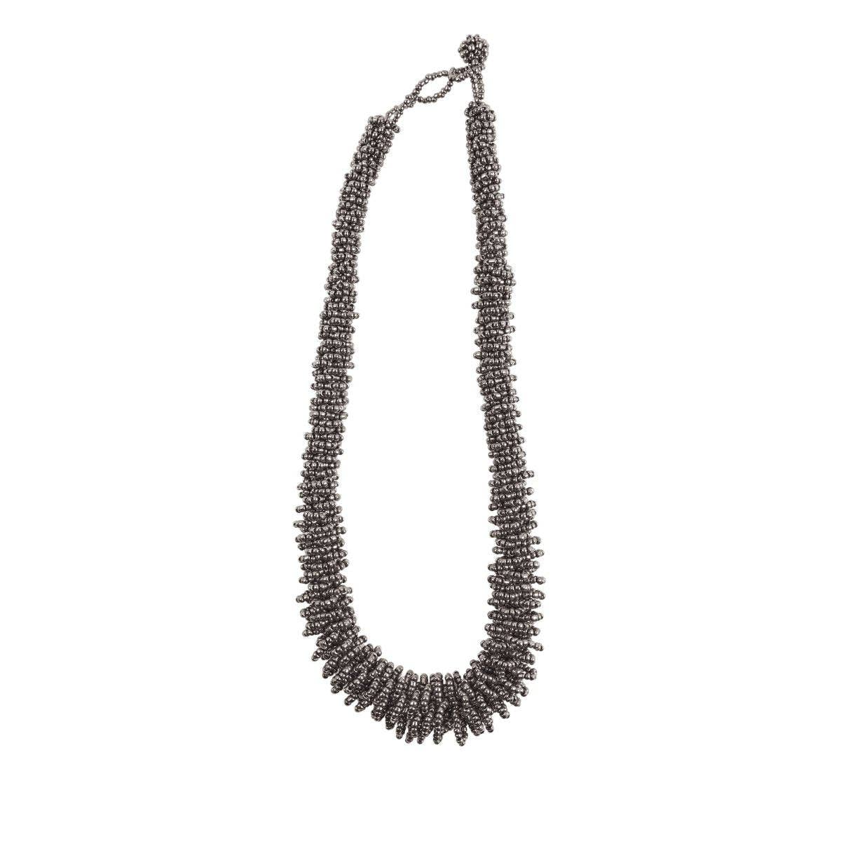 Bijondo - Wholesale Beaded/Pearl Necklace - Cord necklace with clay glass beads, costume jewelry2