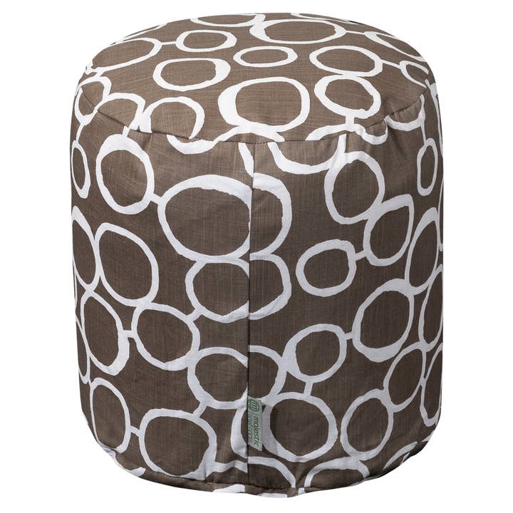Majestic Home Goods Mocha Fusion Pouf for wholesale by Majestic Home Goods
