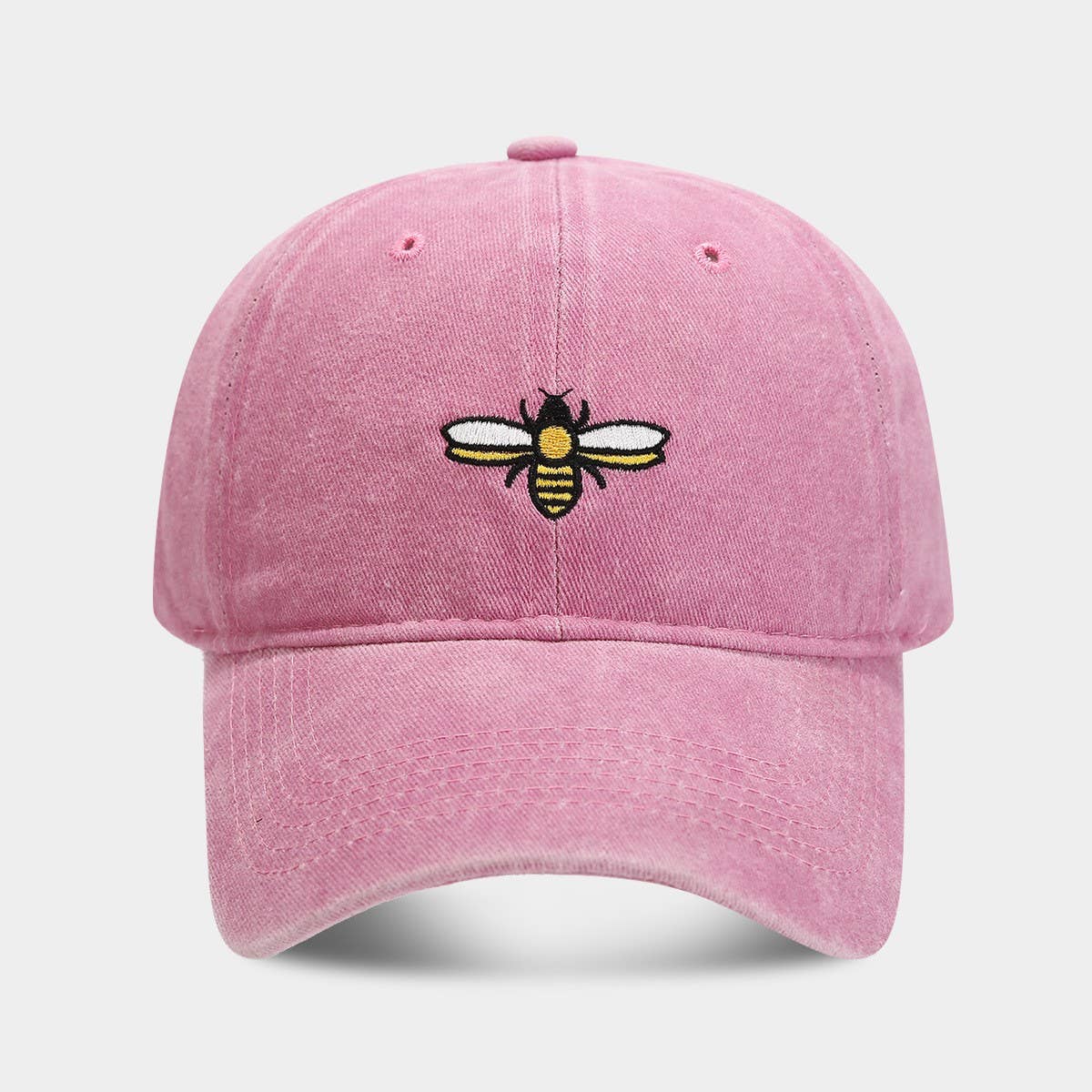 ACCITY - Wholesale Baseball Cap - Women's - Bee Embroidery Baseball Cap -  Outdoor Sun Hat CWAH20202
