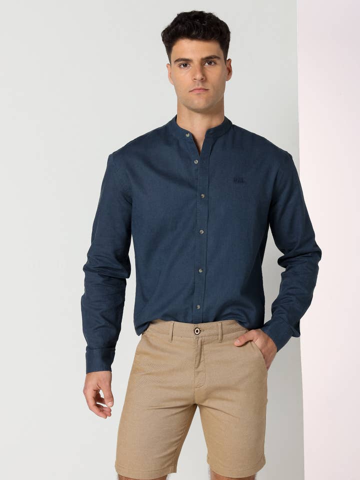 Brown V&LUCCHINO - Chinese shorts for wholesale on Faire0