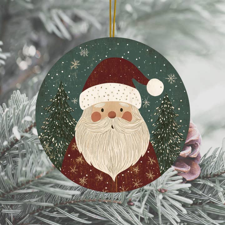 Santa Christmas Ornament, Christmas Hanging Ornament for wholesale by Embrova