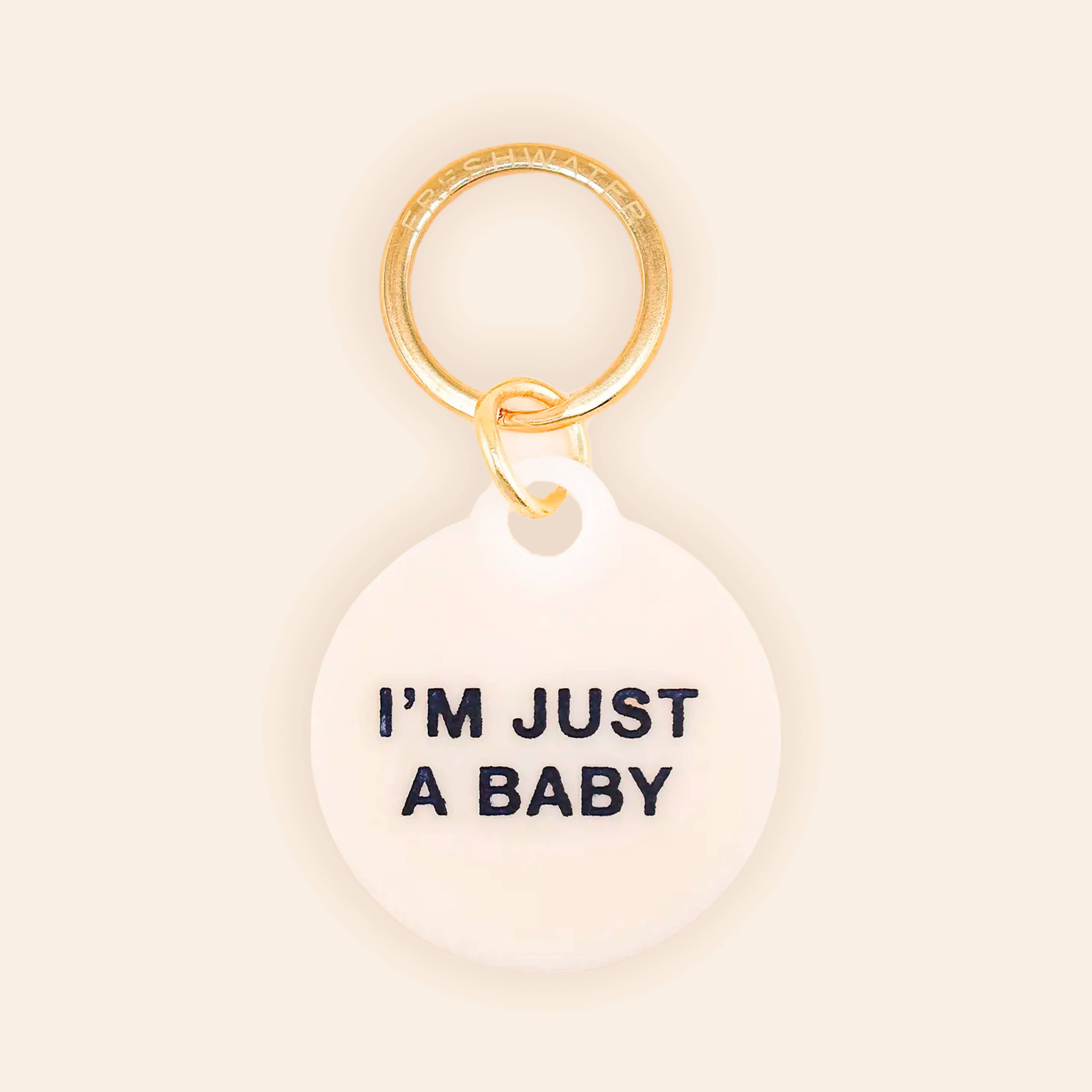 Freshwater Curated Goods – wholesale Halsbandsbricka - Katt och hund – I'm Just A Baby - Djurtagg
