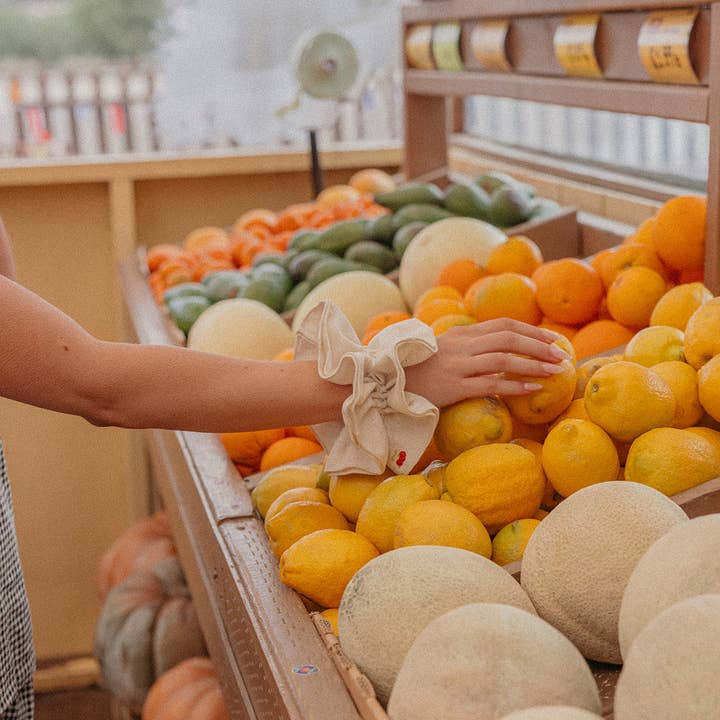 KAXI - Wholesale Scrunchie - Women's - CREAM FARMERS MARKET CORSET SCRUNCHIE8