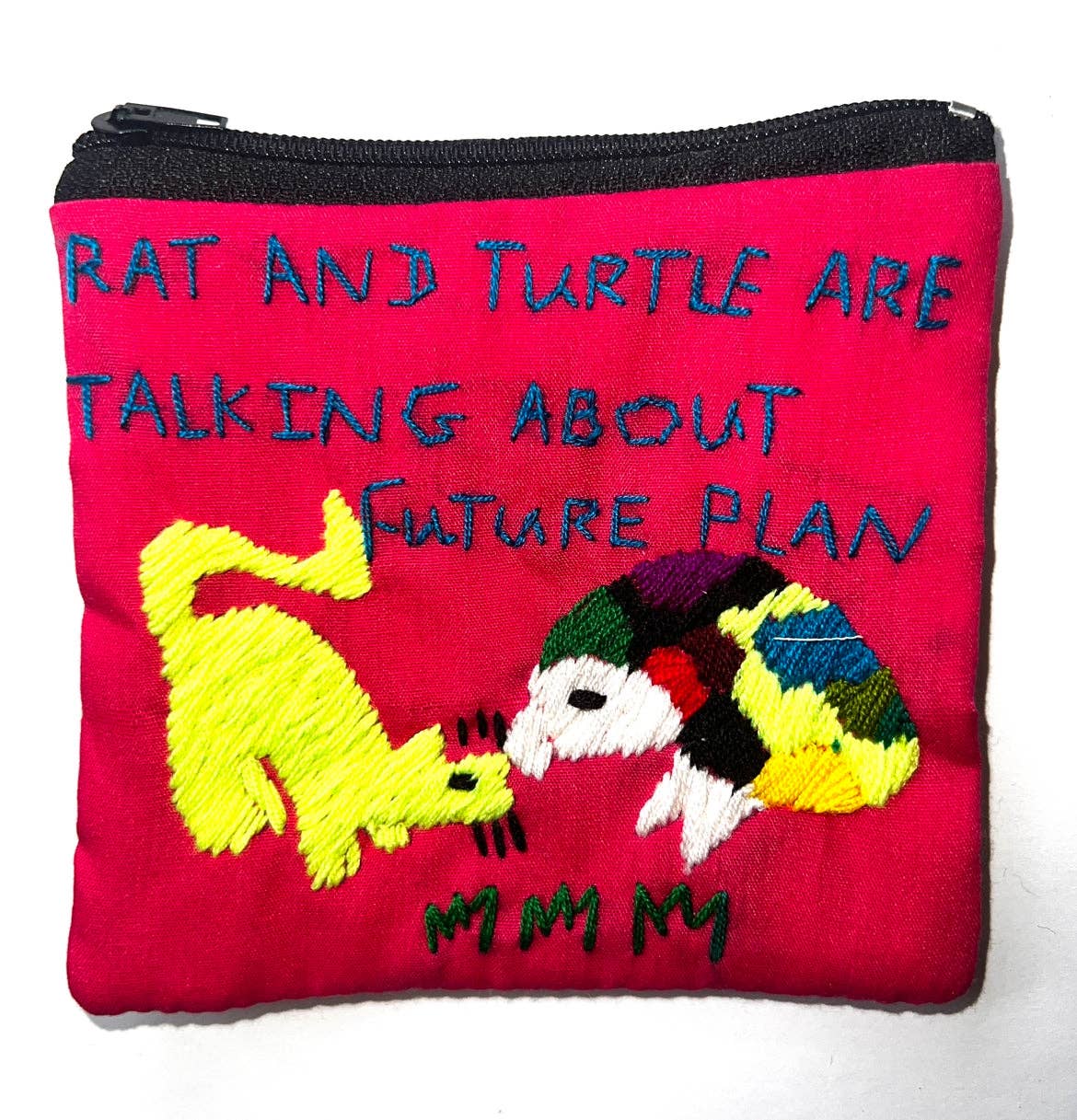 Wooven - Wholesale Pouch - Women's - "Chalee" Small Hand Embroidered Pouches by Hmong Youth in Laos19