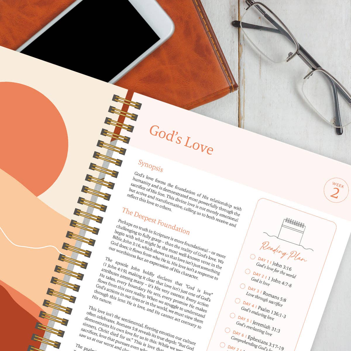 Spiral Bible - Wholesale Religion Book - The Bible In A Year: A 52-Week Journey Through God's Word6