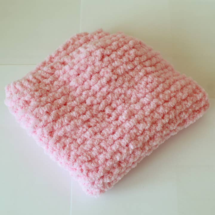 Fluffy tæppe, strikket miniature dukkehus plaid til bjd for engroshandel hos Lenasminiland