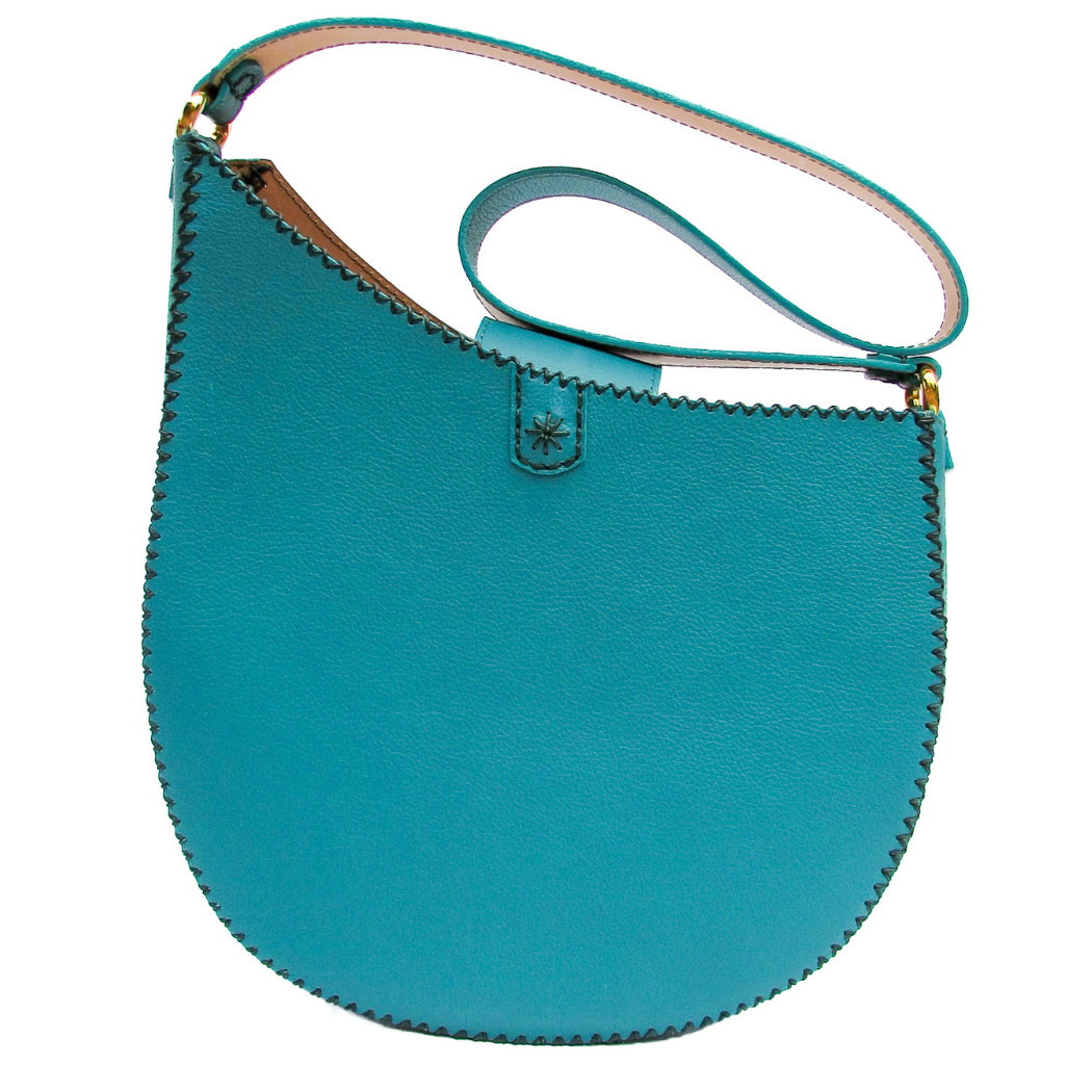 Fado Made Co. — Leather Goods - Wholesale Shoulder Bag - Women's - 'The Stevie' Leather Asymmetrical Teardrop Tote1