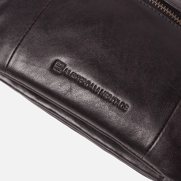 Amsterdam Heritage Leather Belts, Bags, Jackets & Apparel - Vente Sac à bandoulière – femme - Murk | Sac à bandoulière en cuir pleine fleur pour femme avec sangle14