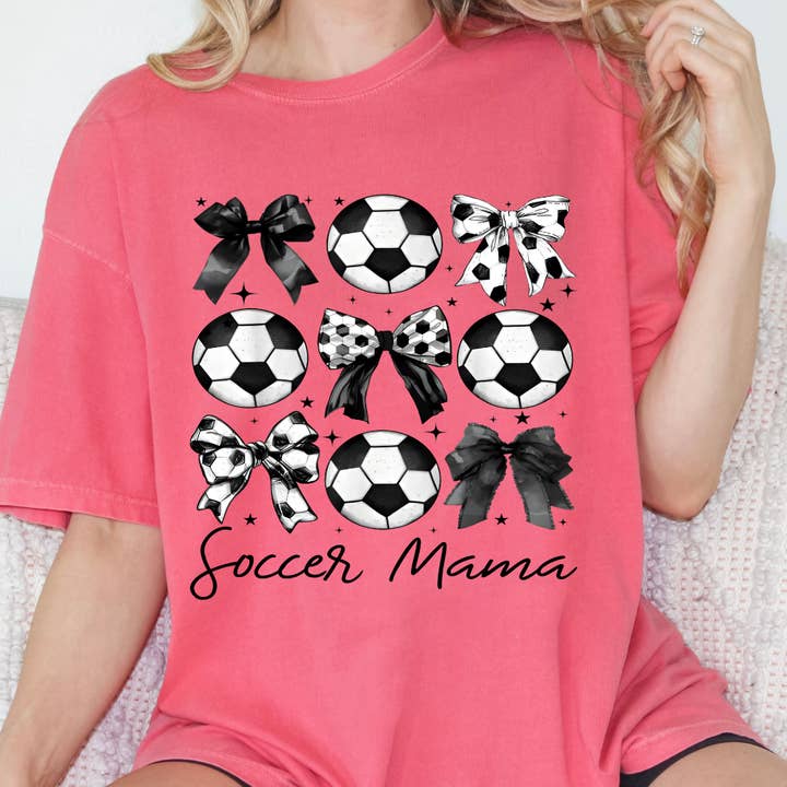 Soccer Mama Comfort Color Tshirt for wholesale by Classy and Sassy Creations and Boutique