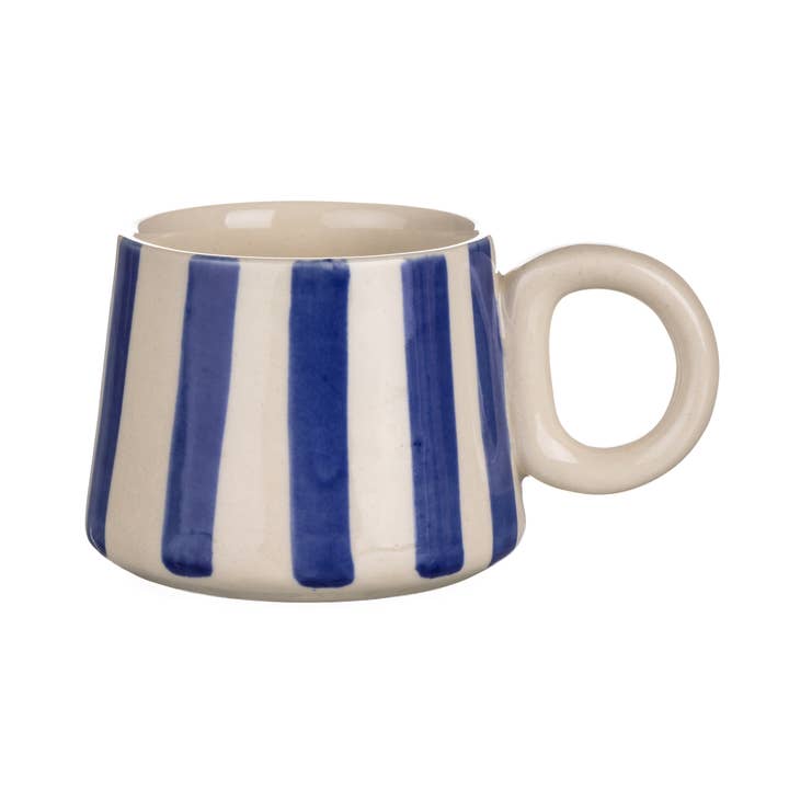 Shoeless Joe Ltd - Wholesale Coffee Mug - Breton Stripe Mug0