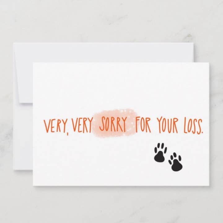 Sorry For Your Loss for wholesale by Ethel B Designs