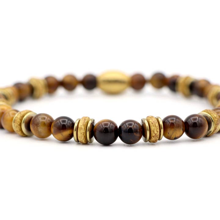 Enam batu tigerøg (sølv eller guld) for engroshandel hos by julian